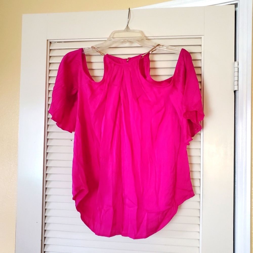TRINA TURK SILK BLOUSE